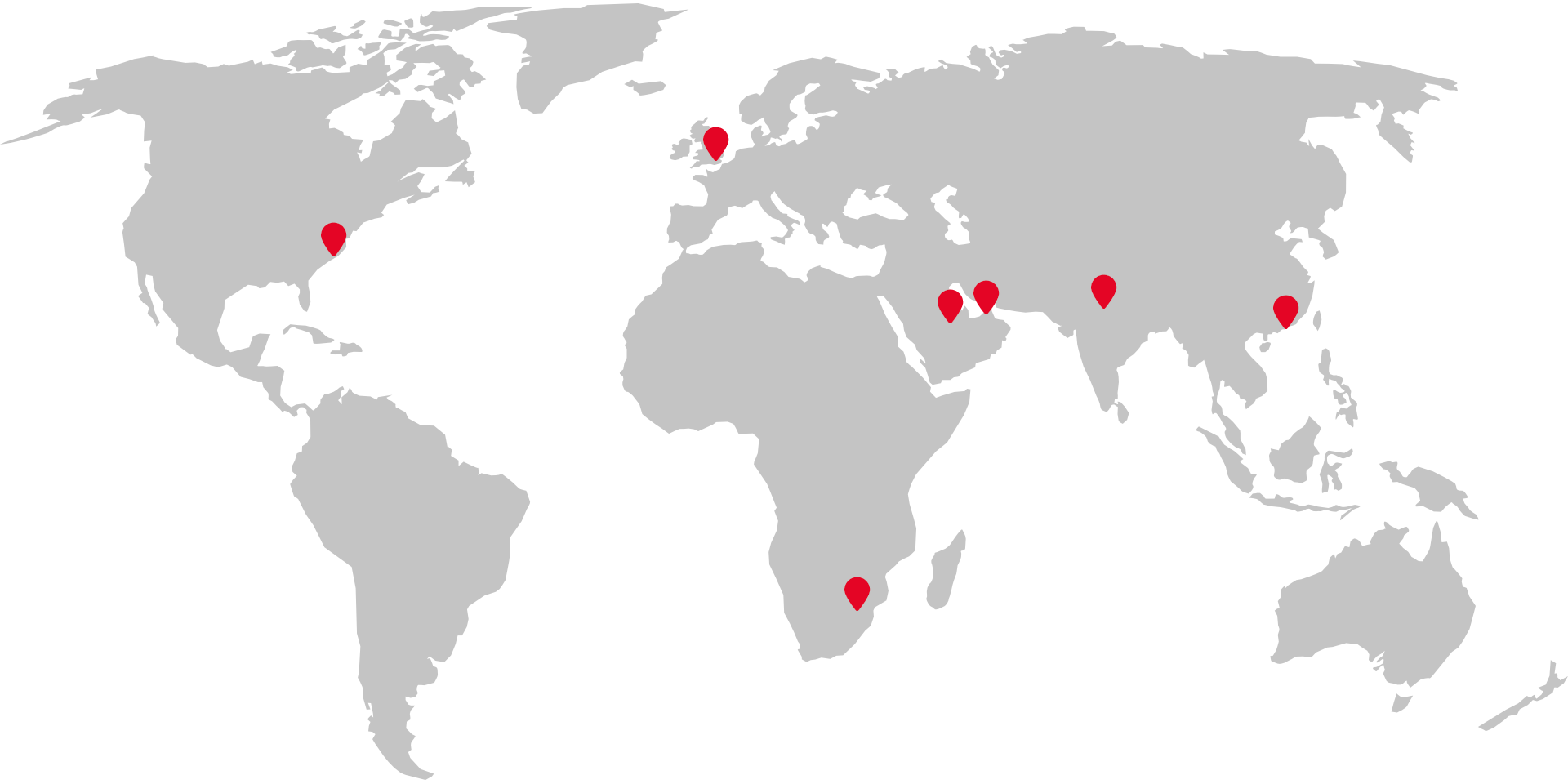 XDS Solutions Map of Offices